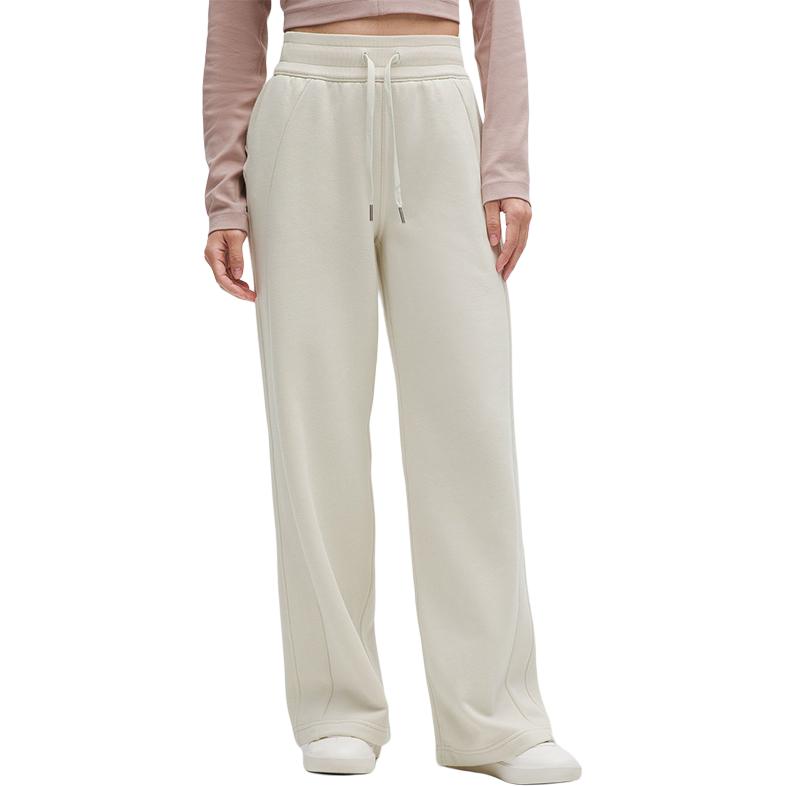 Cheap (W) 룰루레몬 스쿠버 FW24 솔리드 컬러 미드 라이즈 와이드 팬츠. LW5GWMA