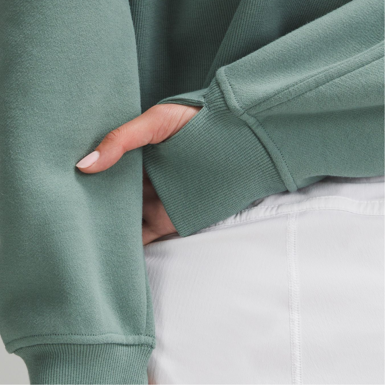 (Women) Lululemon Scuba FW24 Oversized Half-Zip Hoodie Women’s Teal Trend LW3IQTS 圖 7