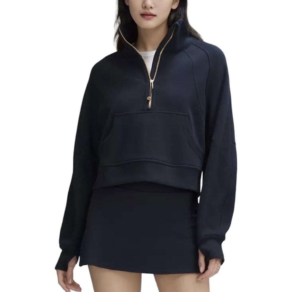 (Women) Lululemon Scuba Half-Zip Pullover  Sweatshirt - Soft, Warm, Relaxed Fit. LW3HW0S 圖 2