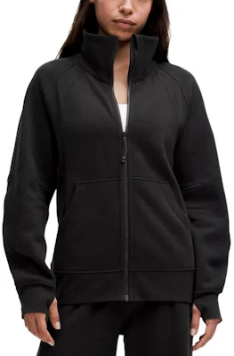 (W) Lululemon Scuba 高領長袖夾克 女款 黑色時尚休閒外套 LW3IJ2S Shop (W) Lululemon Scuba 高領長袖夾克 女款 黑色時尚休閒外套 LW3IJ2S