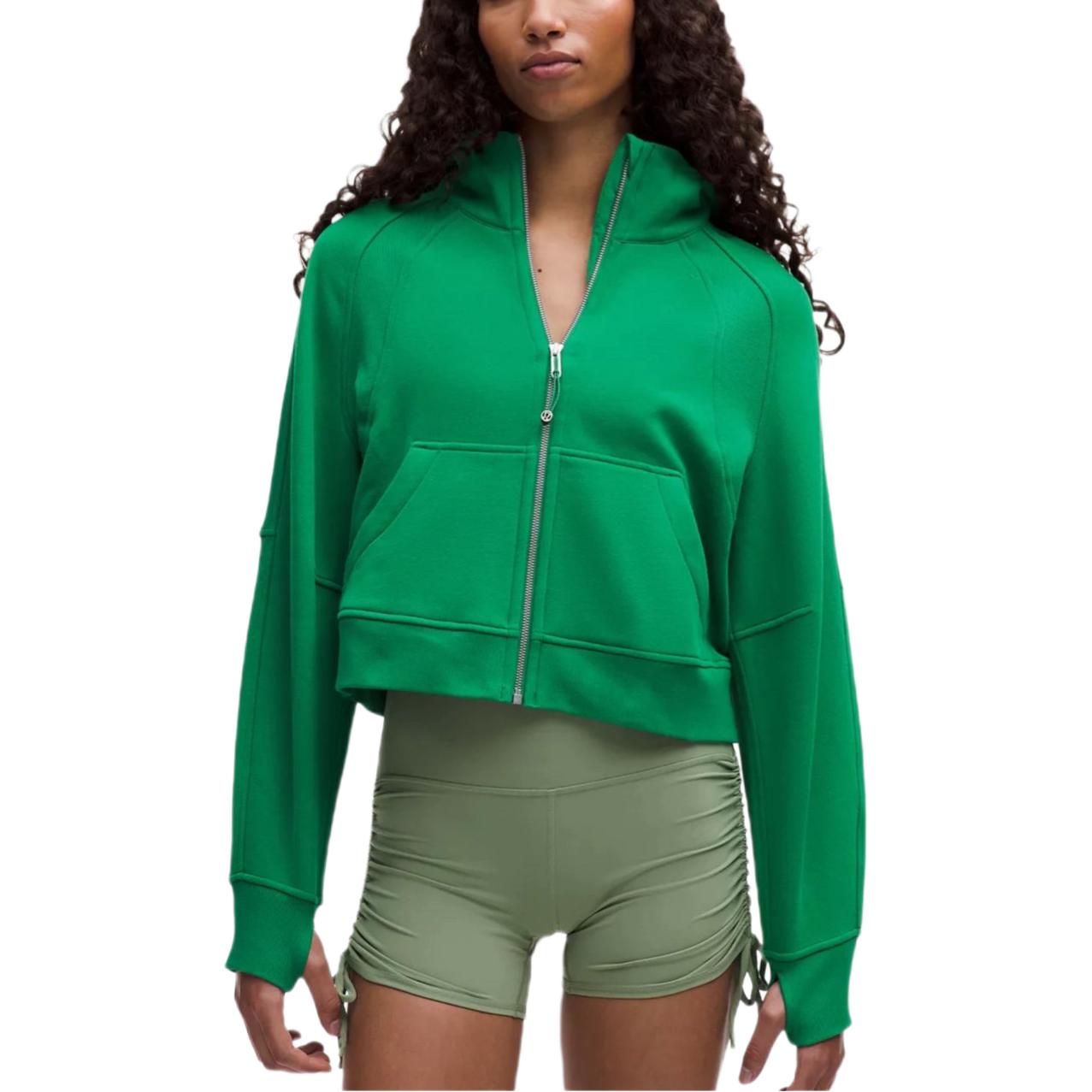Order (W) Lululemon Scuba Hoodie Chaqueta Corta Casual Cálida y Suave en Color Liso. LW3HTLS