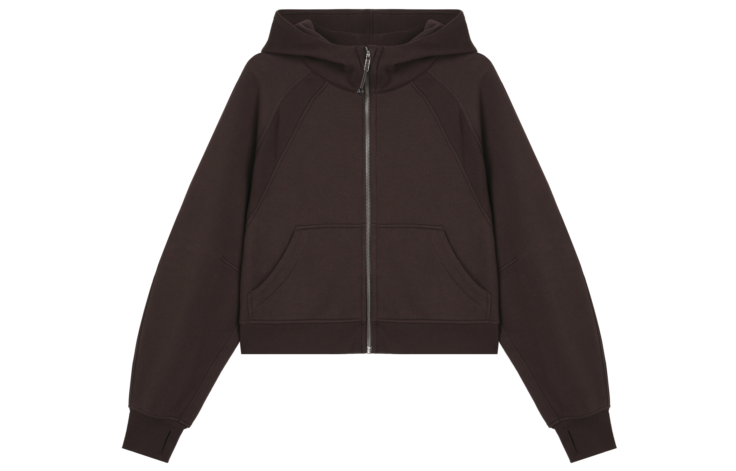 Lookbook (W) Lululemon Scuba Hoodie Chaqueta Corta Casual Cálida y Suave en Color Liso. LW3HTLS