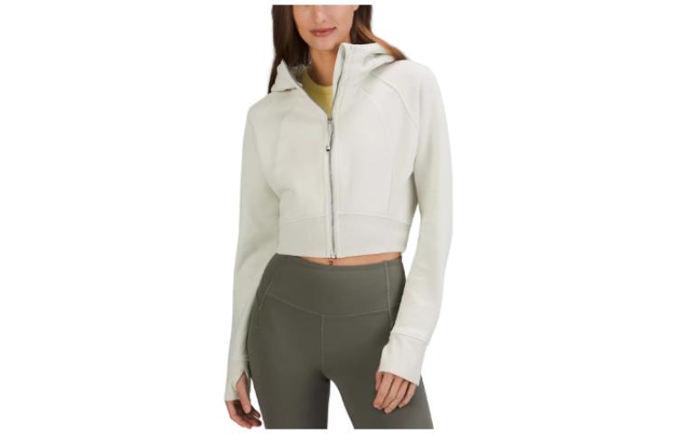 (Women) Lululemon Scuba Hoodie Cropped Zip-Up Jacket - Lightweight & Breathable LW3GZPS 圖 8