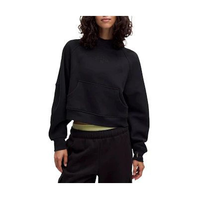 (Women) Lululemon Scuba Hoodie Graphic Fashionable Cozy Cropped Pullover. LW3IBPS