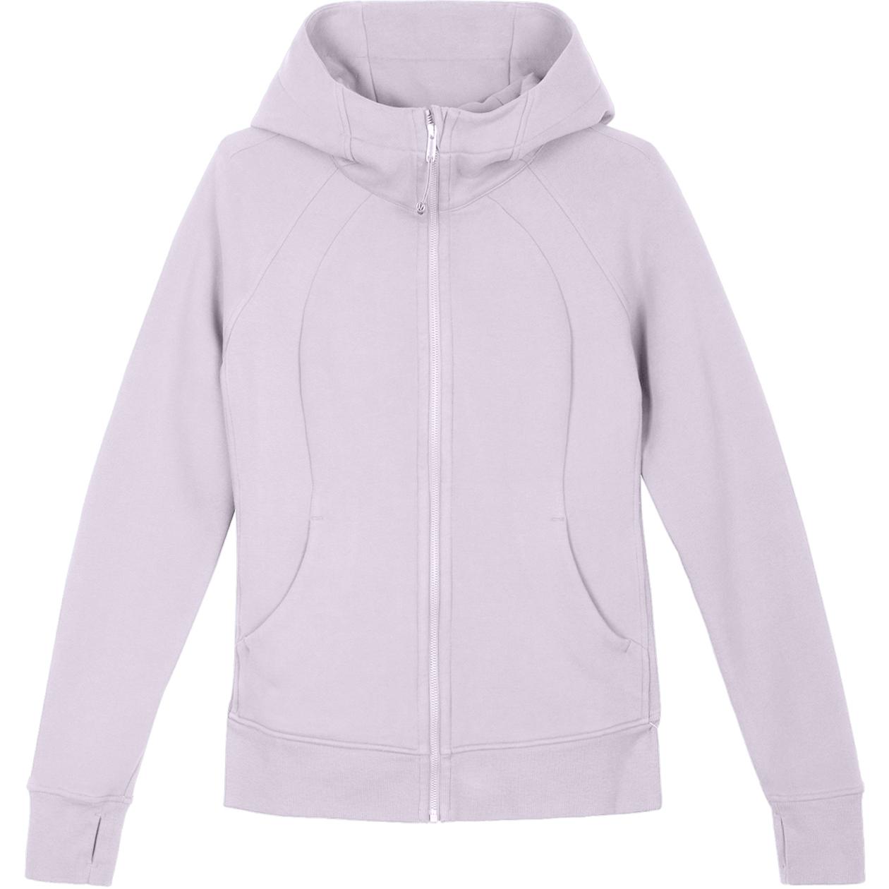 (Women) Lululemon Scuba Hoodie Solid Logo Gold Zipper Jacket LW4BPLS