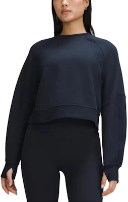 (W) Lululemon 女款Scuba寬鬆短版上衣 - 休閒柔軟款式 LW3HX5S 14