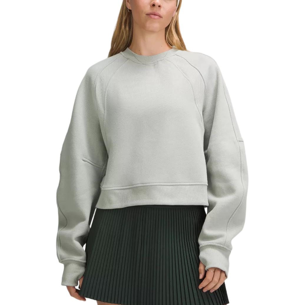 Cheap (W) Lululemon 女款Scuba寬鬆短版上衣 - 休閒柔軟款式 LW3HX5S