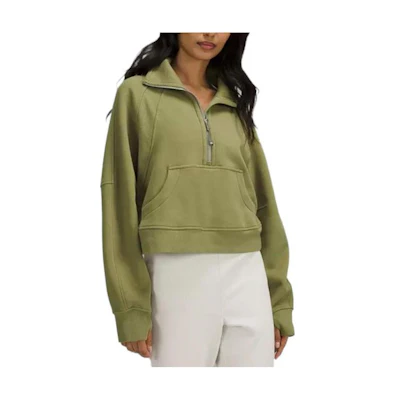 (Women) Lululemon Scuba Oversized Funnel Neck Half-Zip Hoodie for Women LW3FJ6S
