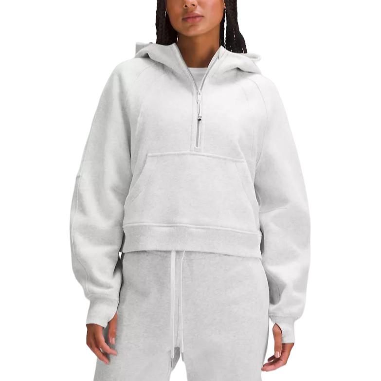 (Women) Lululemon Scuba Oversized Half-Zip Hoodie Solid Color Pullover LW3HJZS 圖 10