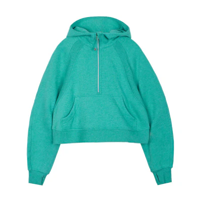 (Women) Lululemon Scuba Oversized Half-Zip Pullover Gold Sweatshirt LW3DUSS