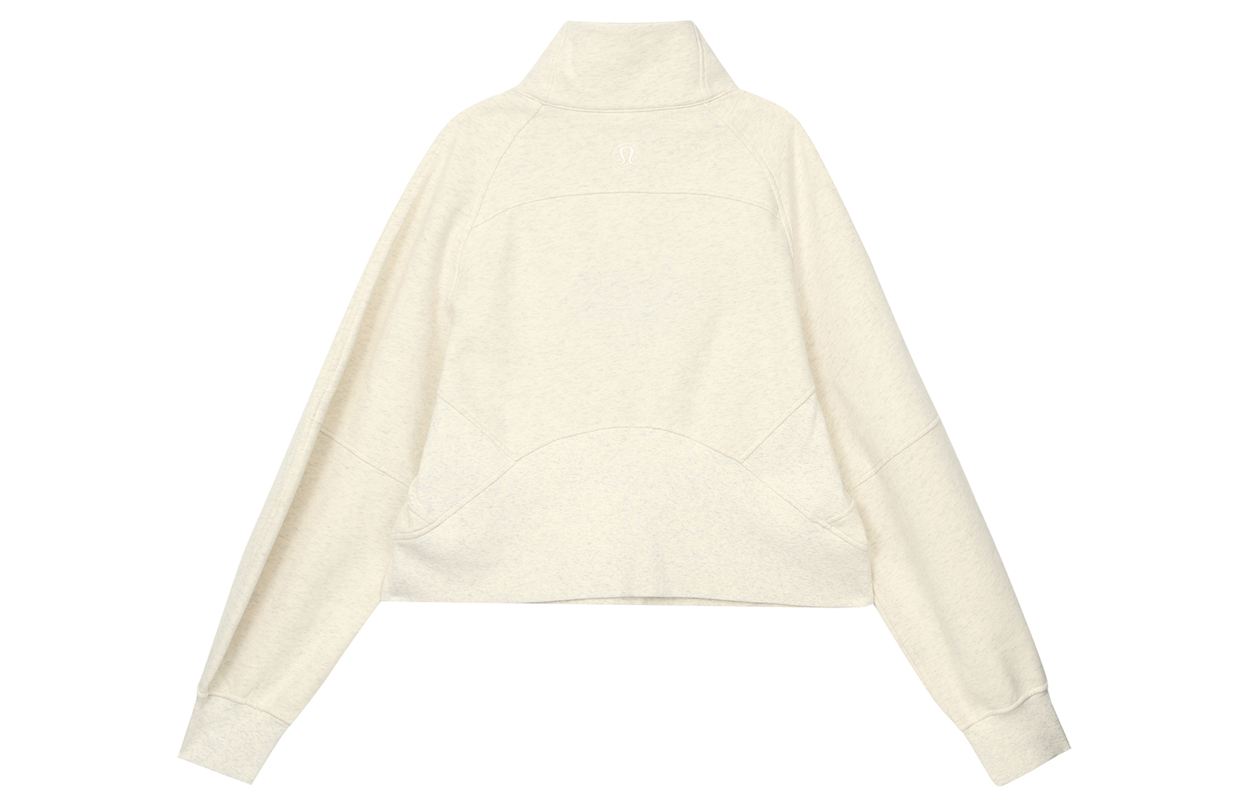 Lookbook (W) Lululemon Scuba Oversized Half-Zip Pullover Ivory/Gold Sweater Wanita LW3GNOS