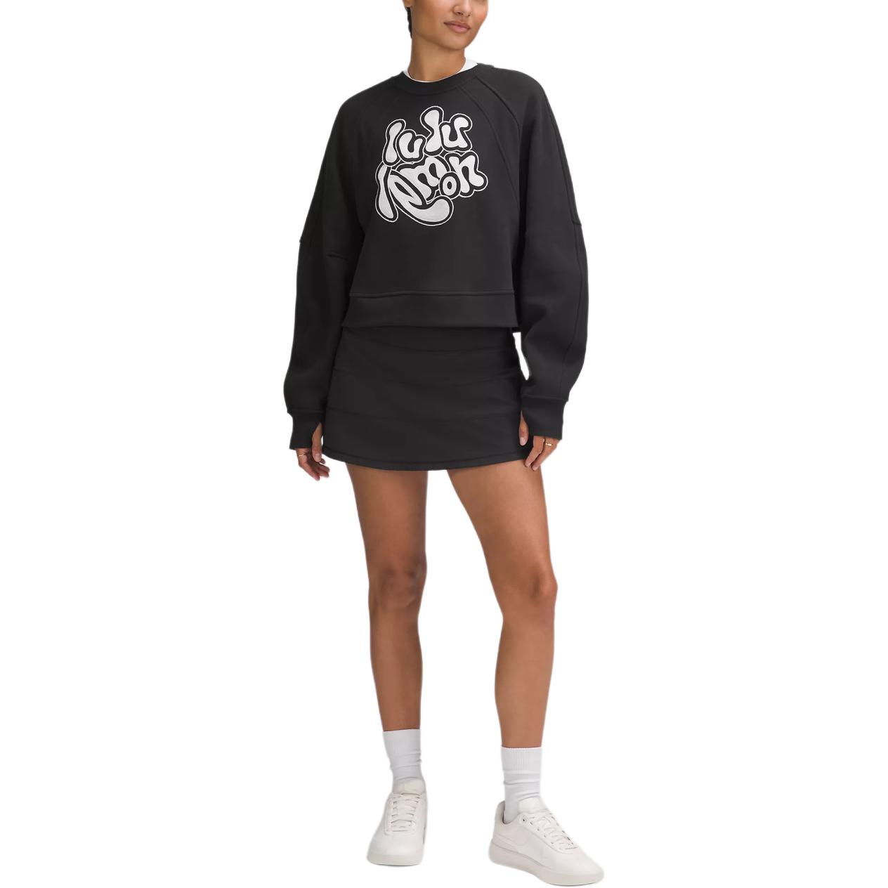 Lookbook (W) Lululemon Scuba Oversized Pullover Embroidered Sweatshirt LW3HL6S