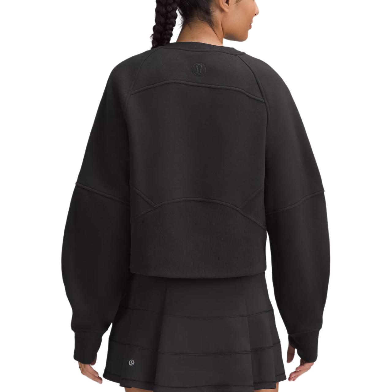 Shop (W) Lululemon Scuba Oversized Pullover Embroidered Sweatshirt LW3HL6S