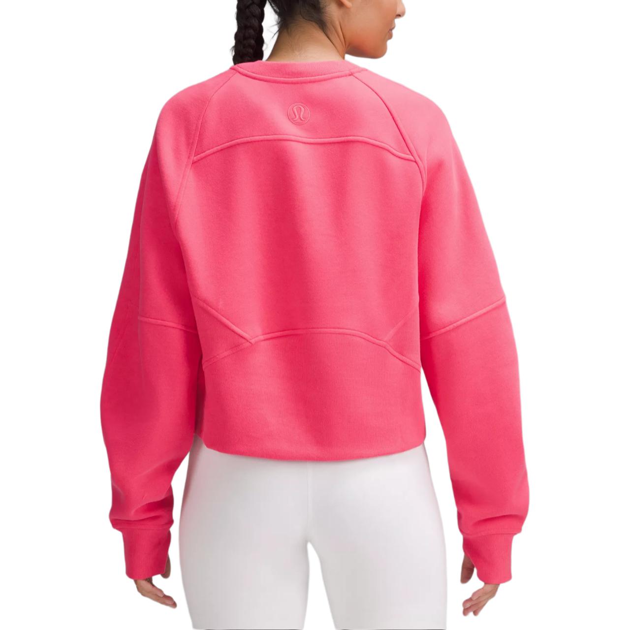 Sizing (W) Lululemon Scuba Oversized Pullover Embroidered Sweatshirt LW3HL6S