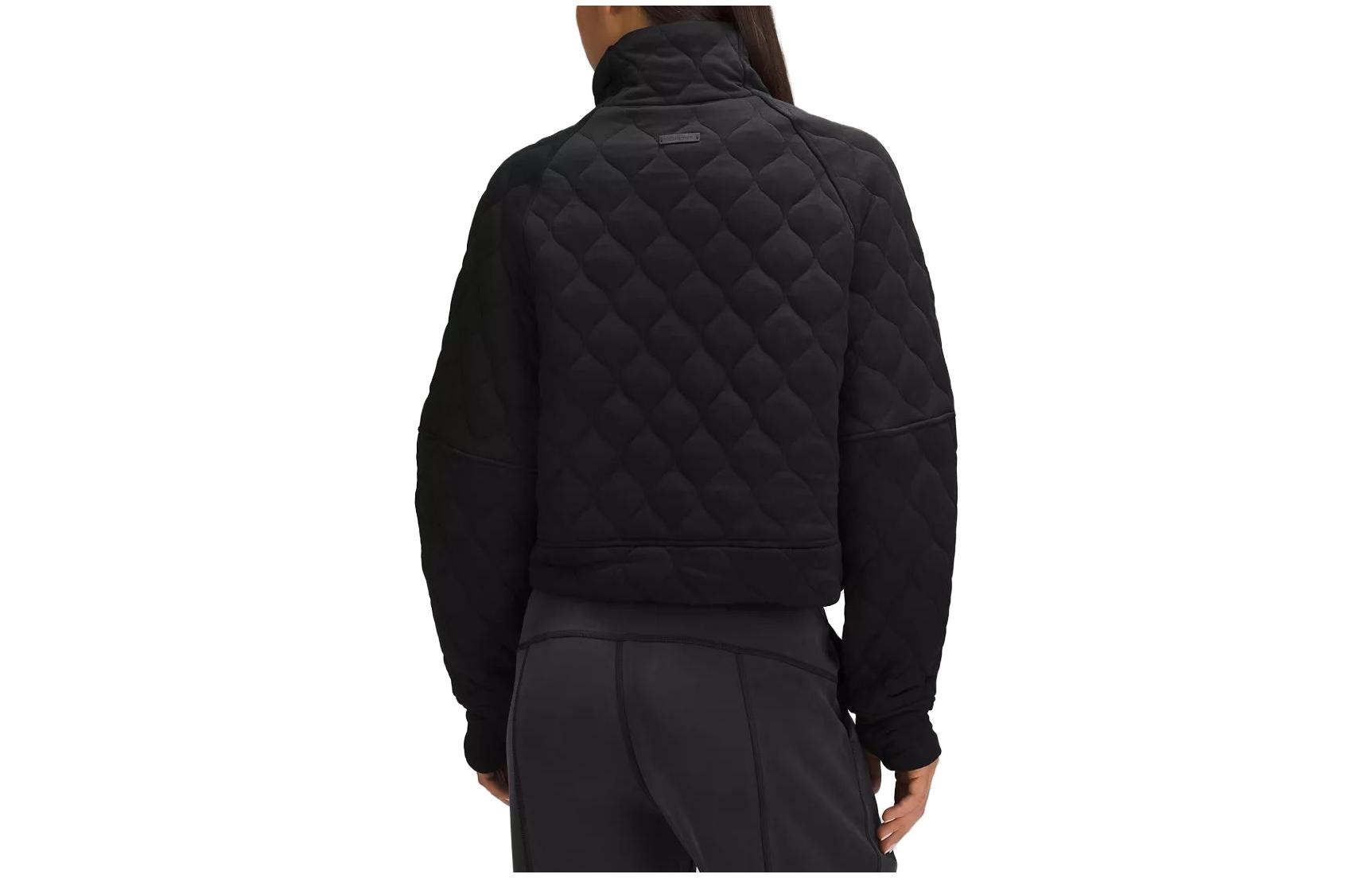 Details for (W) Lululemon女士宽松款夹棉半拉链连帽衫 LW3HFKS