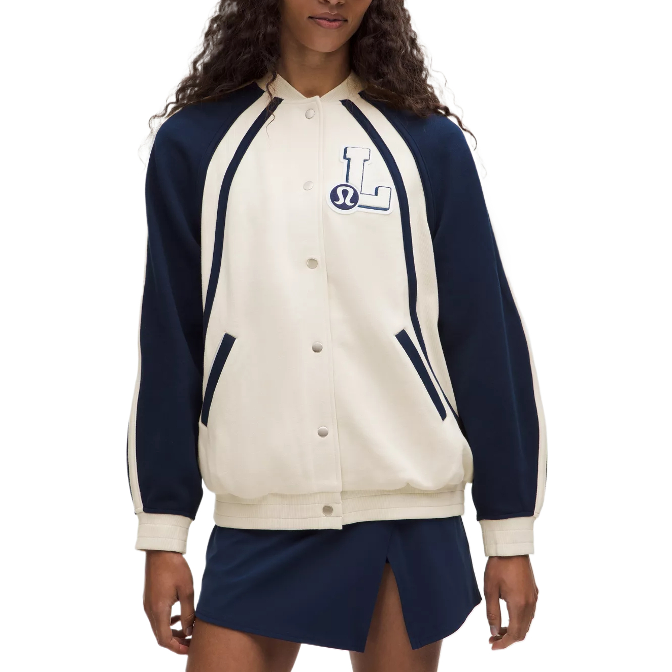 (Women) Lululemon Scuba Printed Breathable Cotton-Blend Wool Jacket LW3IOZS 圖 7