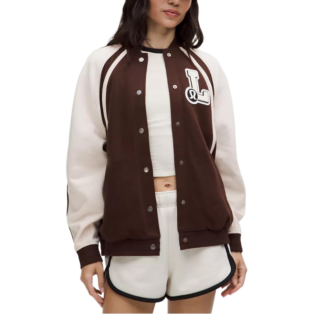 (Women) Lululemon Scuba Printed Breathable Cotton-Blend Wool Jacket LW3IOZS 圖 10