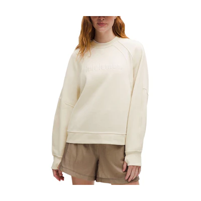 (Women) Lululemon Scuba Pullover Crewneck Sweatshirt for Women - Cozy Activewear LW3JDBS