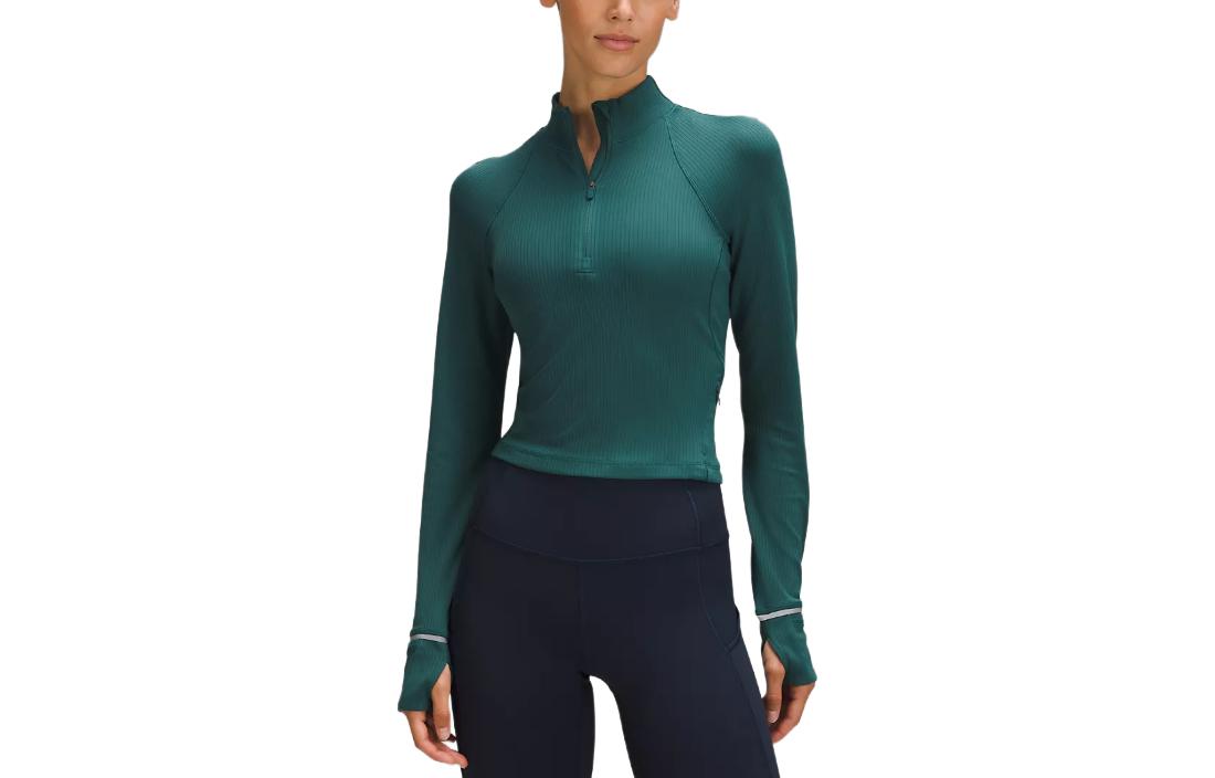 Details for (W) ルルレモン スキューバ ルル リブ ハーフジップ プルオーバー ジャケット レディース LW3GOQS