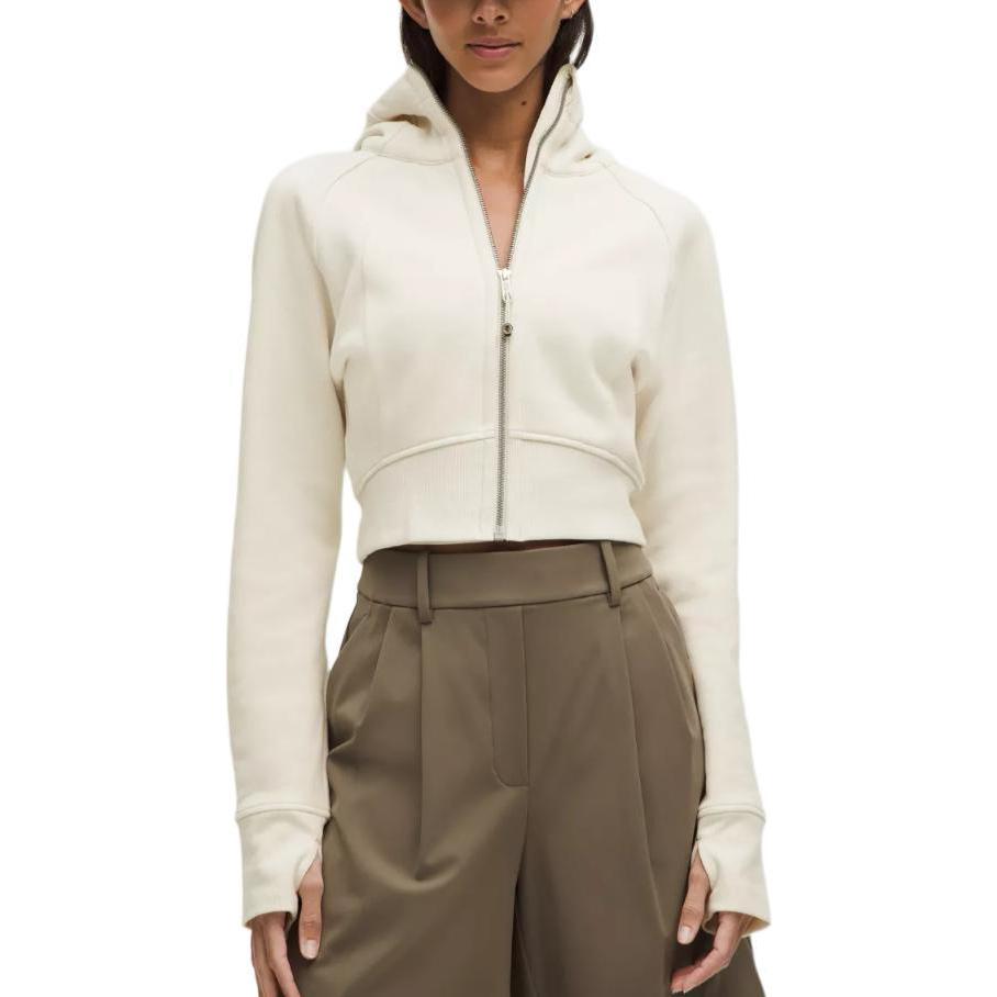 (Women) Lululemon Scuba Series  Solid Color Zip-Up Short Hoodie Jacket. LW3HTSS