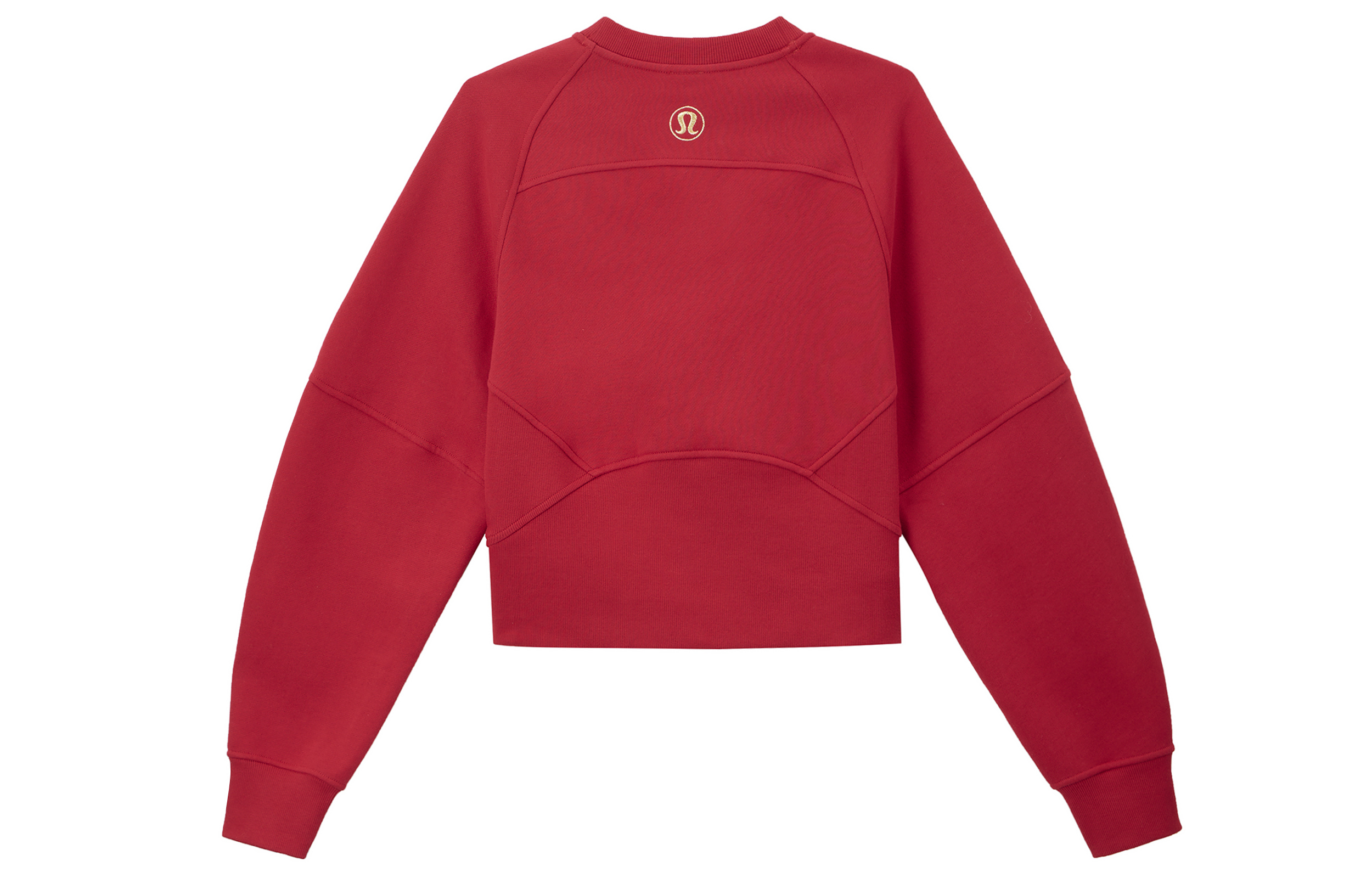 (Women) Lululemon Scuba Series Lunar New Year Snake Red Loose Fit Crop Hoodie LW3IXMS 圖 3