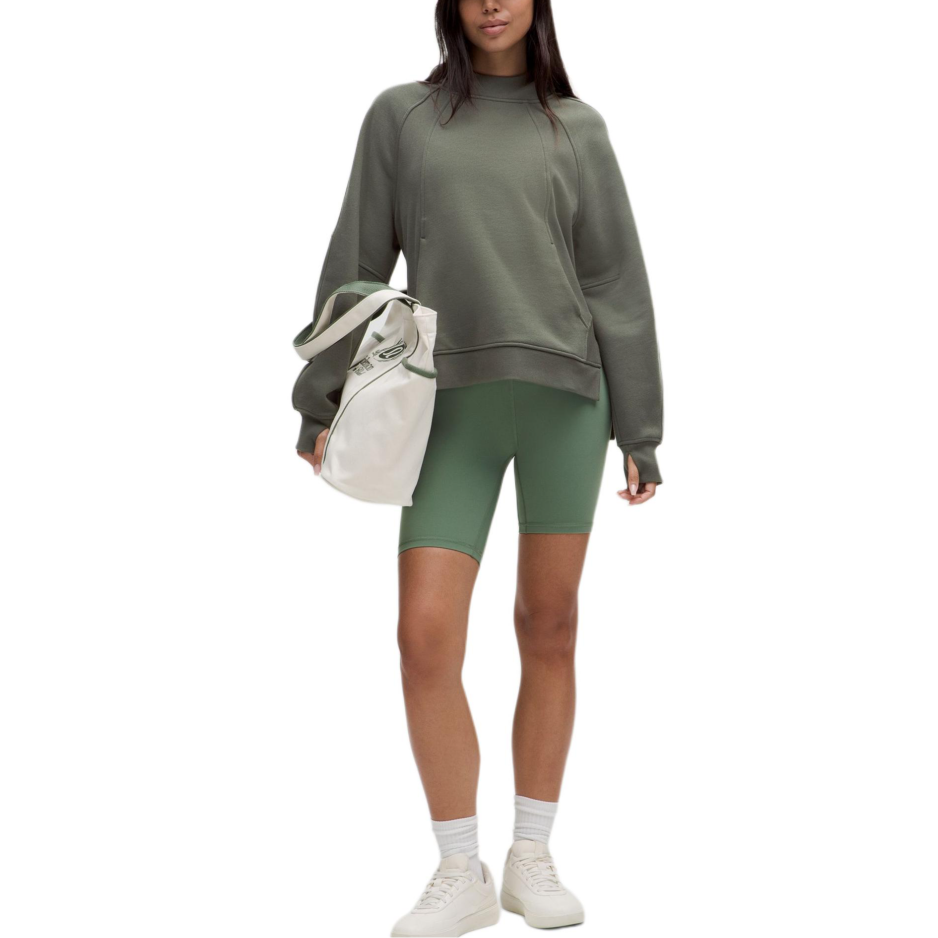 Shop (W) Lululemon Scuba 寬鬆暖感長袖衛衣 漸層玫瑰 LW3IUIS