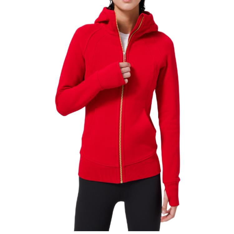 (Women) Lululemon Scuba Solid Hoodie Jacket Spring Festival Edition LW4BQPS
