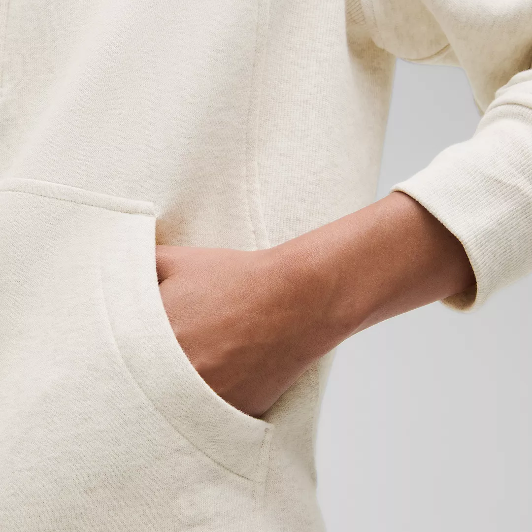 Shop (W) Lululemon Scuba SS25 Sudadera Mujer Cuello Alto Cremallera Media Roja/Dorada. LW3IG8S