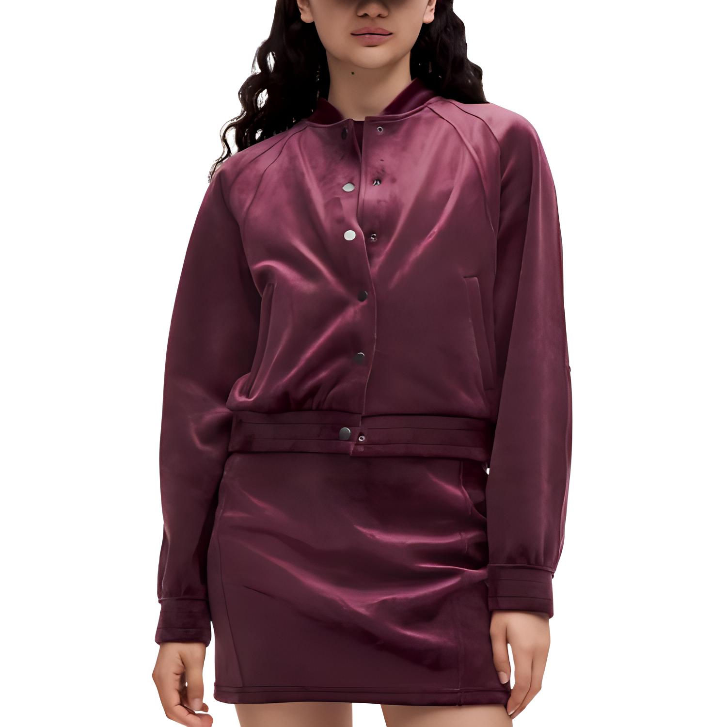 (Women) Lululemon Scuba Velvet Relaxed Fit Soft Stylish Jacket for Women LW3IBIS 圖 2