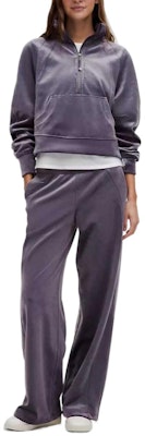 (W) Lululemon 女款天鵝絨防汗中腰寬管運動長褲 LW5GVAS Shop (W) Lululemon 女款天鵝絨防汗中腰寬管運動長褲 LW5GVAS