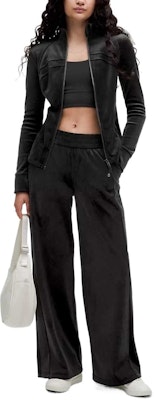 (W) Lululemon 女款天鵝絨防汗中腰寬管運動長褲 LW5GVAS 1