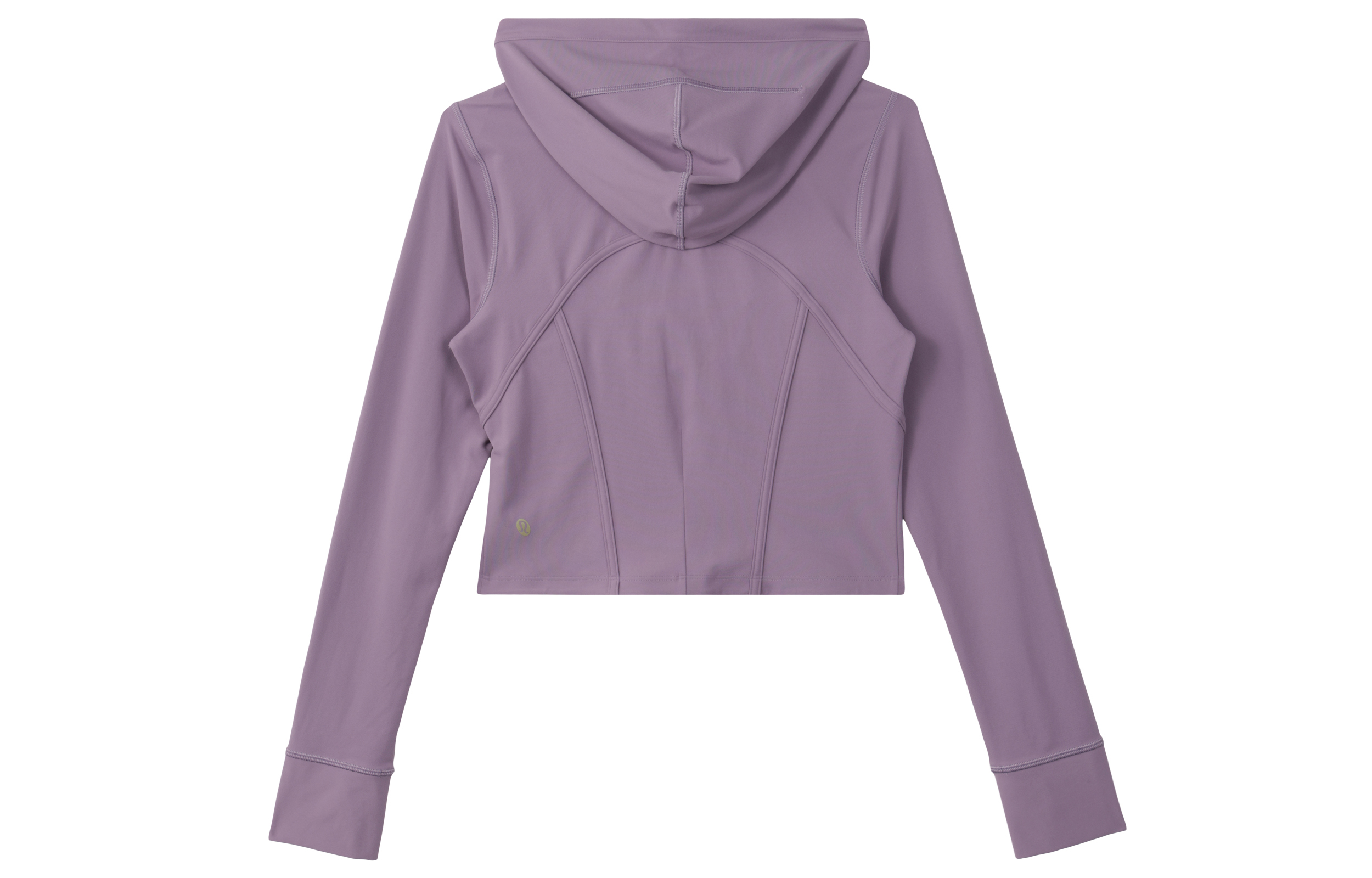 Purchase (W) Lululemon Jaket Hoodie Cropped Seamed Nulu Full-Zip Berpenutup Kepala LW3HOES