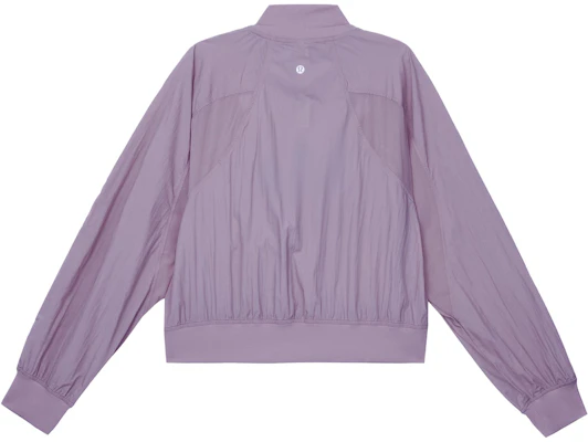 (Women) Lululemon Serve It Retro Sports Zip-Up Jacket with Stand Collar LW4AX7S 3