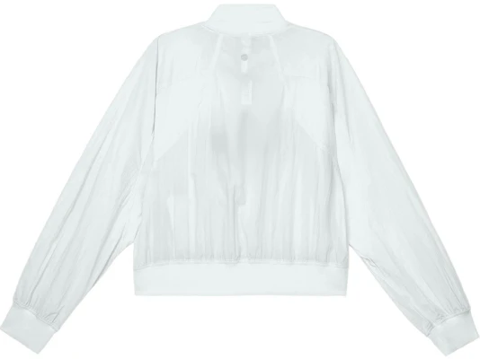 (Women) Lululemon Serve It Retro Sports Zip-Up Jacket with Stand Collar LW4AX7S 1