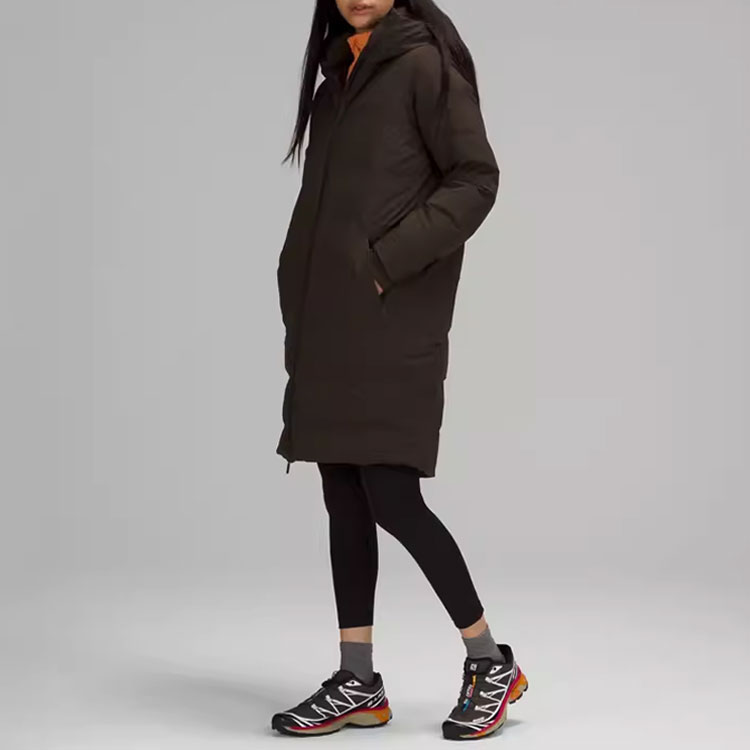 Cheap (W) Abrigo con capucha y mangas largas Lululemon Slush Hour Down Jacket. LW4AGHS
