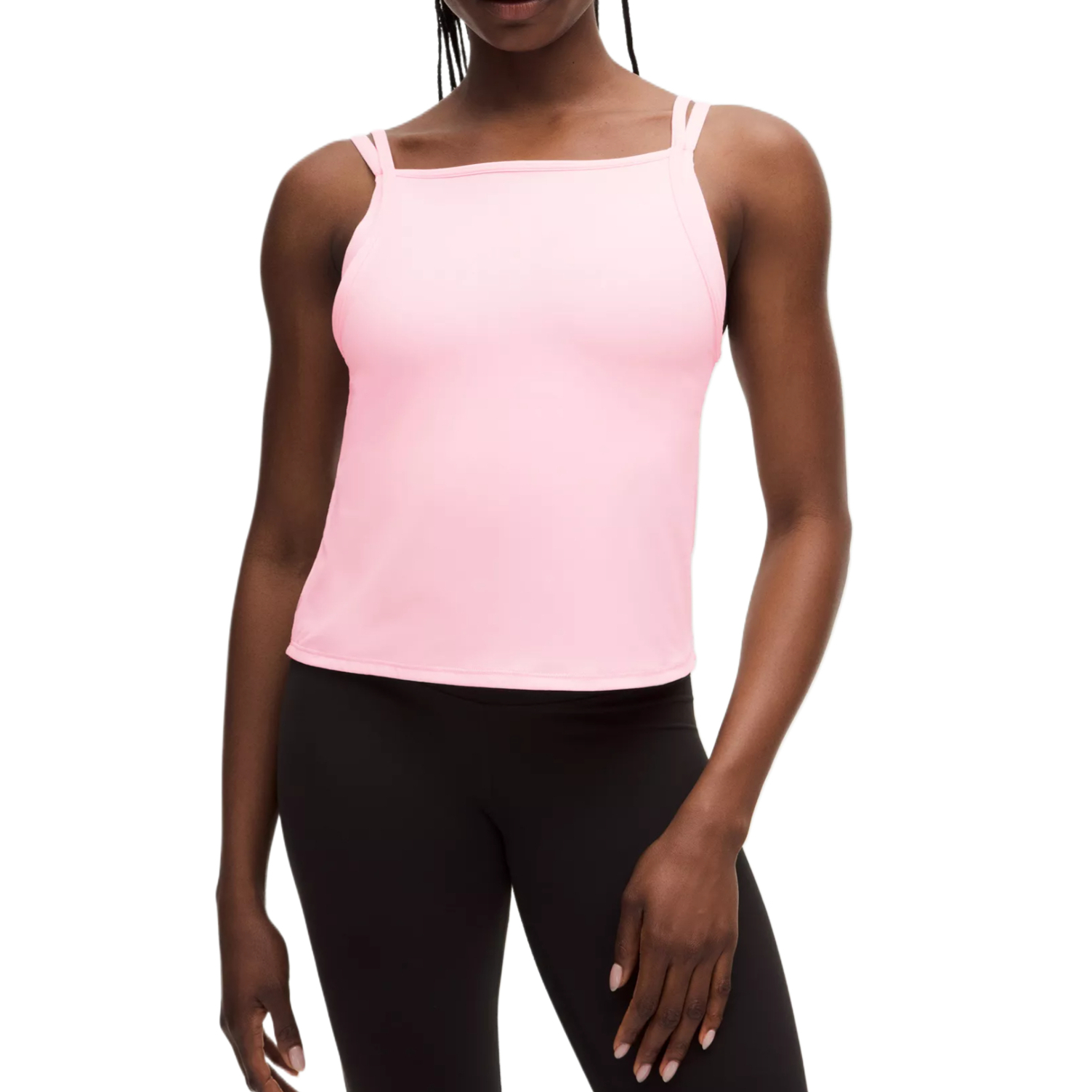 (Women) Lululemon SmoothCover Sleeveless Yoga Tank Top - Sweat-Wicking & Quick-Dry LW1FXHS