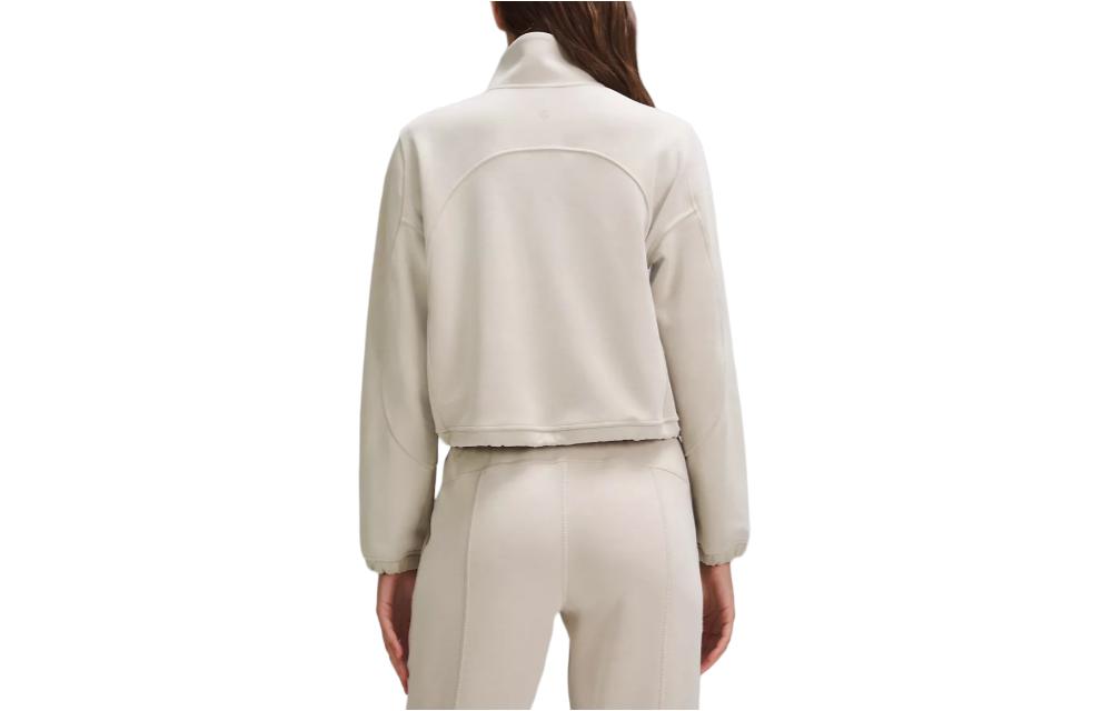 Lookbook (W) ルルレモン ソフトストリーム ブラッシュド ハーフジップ スリムフィット 長袖スウェットシャツ LW3IDXS