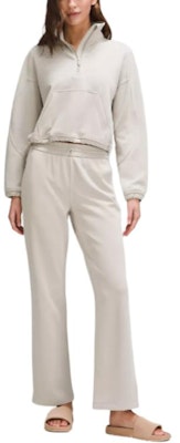 (W) ルルレモン ソフトストリーム ブラッシュド ハーフジップ スリムフィット 長袖スウェットシャツ LW3IDXS Shop (W) ルルレモン ソフトストリーム ブラッシュド ハーフジップ スリムフィット 長袖スウェットシャツ LW3IDXS