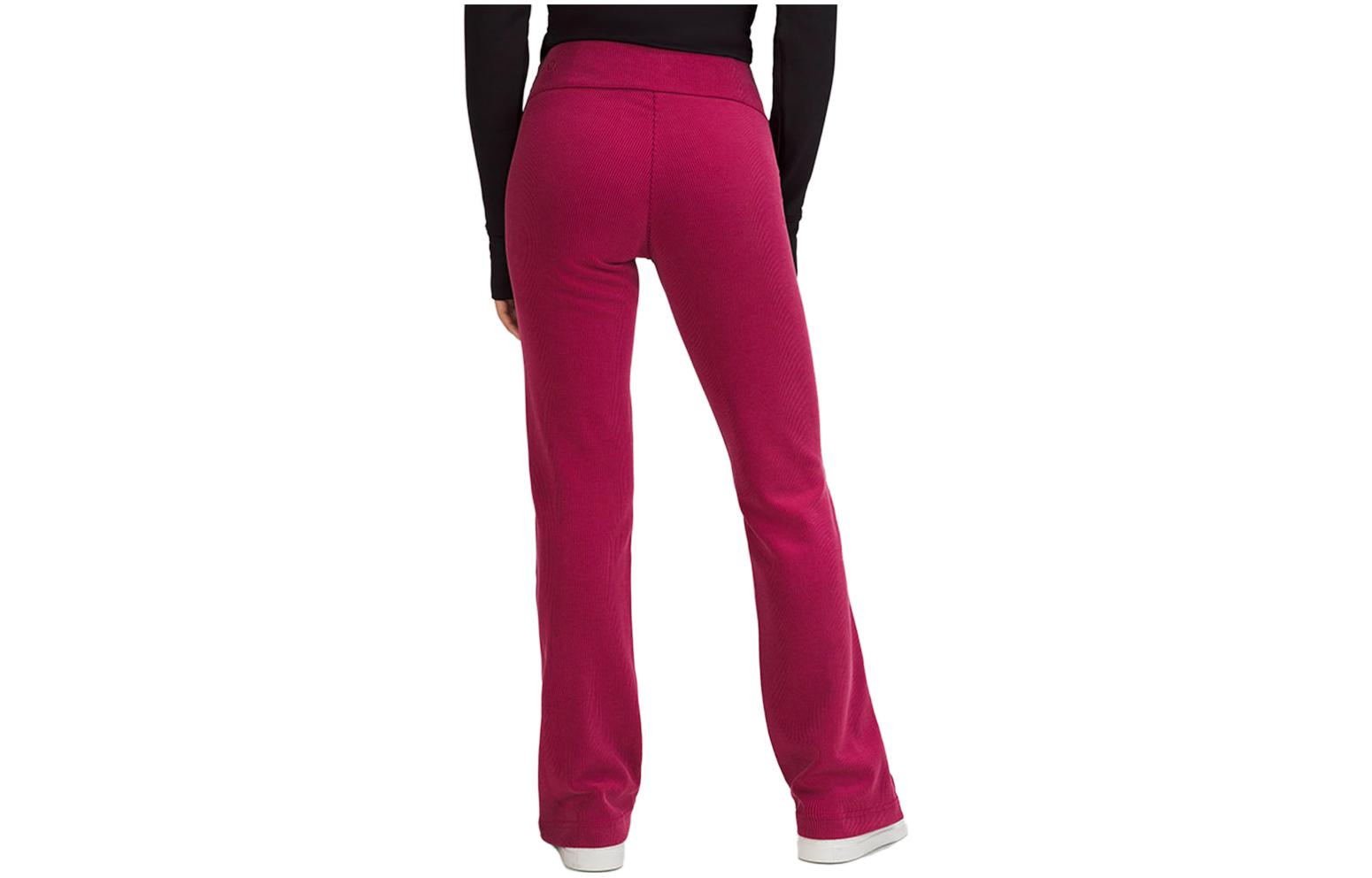 Details for (W) Lululemon Softstreme Seluar Kasual Zip Flare Berlapik Fleece. LW5FGQA