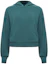 Buy (W) Sudadera Lululemon Softstreme™ Oversize Crop Mujer Manga Larga Azul Teal LW3HMVS