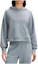 Sizing (W) Sudadera Lululemon Softstreme™ Oversize Crop Mujer Manga Larga Azul Teal LW3HMVS