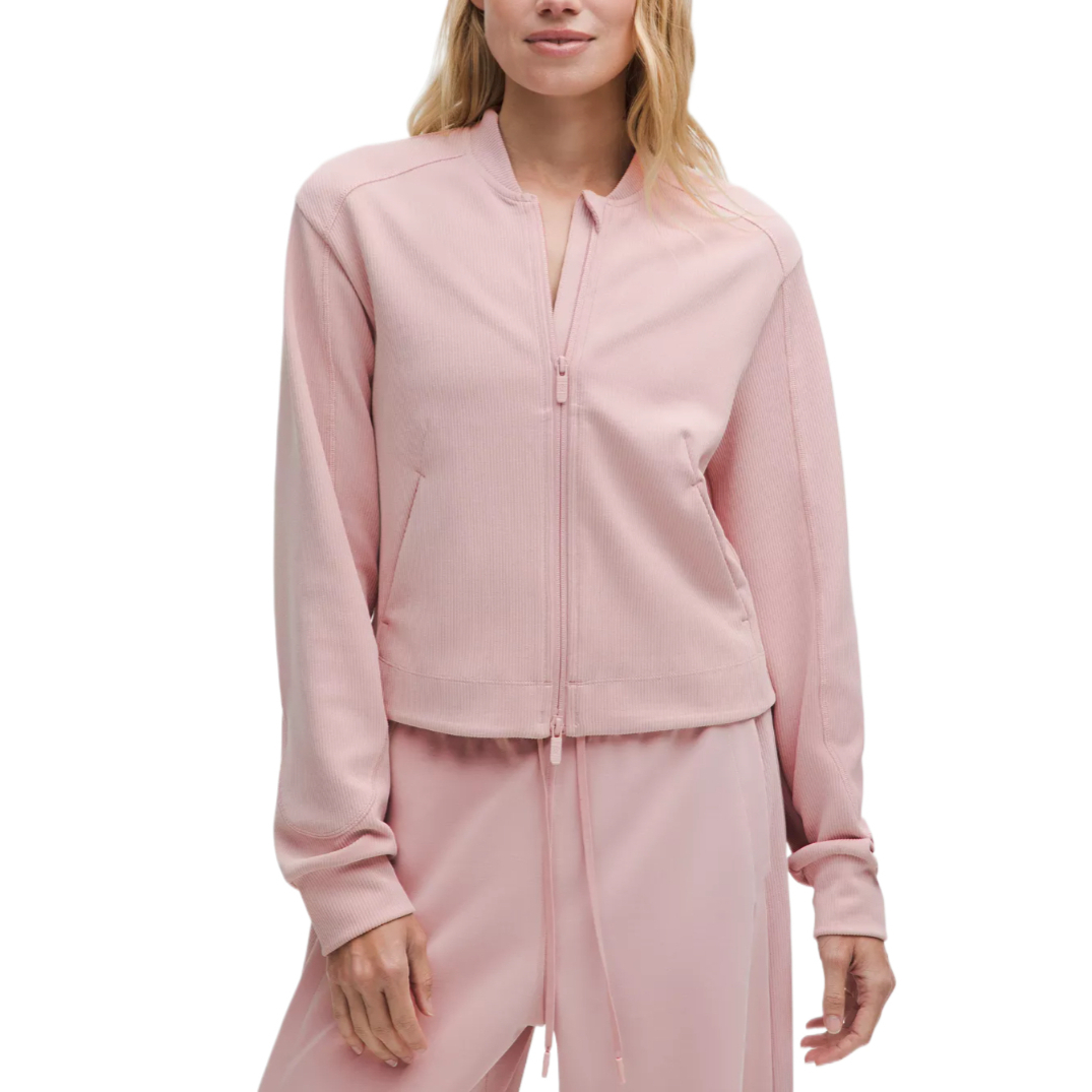 (Women) Lululemon Softstreme  Short Ribbed Soft Comfort Jacket. LW3JP5S