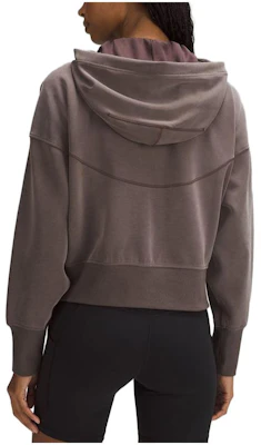 (W) Lululemon Softstreme™ Jaket Hoodie Full-Zip Wanita dengan Kantong LW3HMZS Lookbook (W) Lululemon Softstreme™ Jaket Hoodie Full-Zip Wanita dengan Kantong LW3HMZS