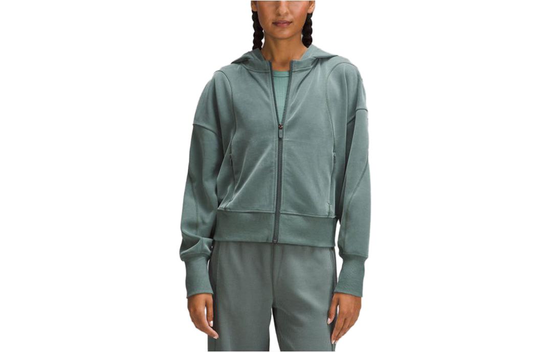 (Women) Lululemon Softstreme™ Women’s Solid Full-Zip Hoodie Jacket with Pockets LW3HMZS 圖 4