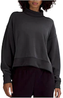 (Women) Lululemon Softstreme High-Neck Loose Long-Sleeve Cropped Sweatshirt LW3GDVS (Women) Lululemon Softstreme High-Neck Loose Long-Sleeve Cropped Sweatshirt LW3GDVS