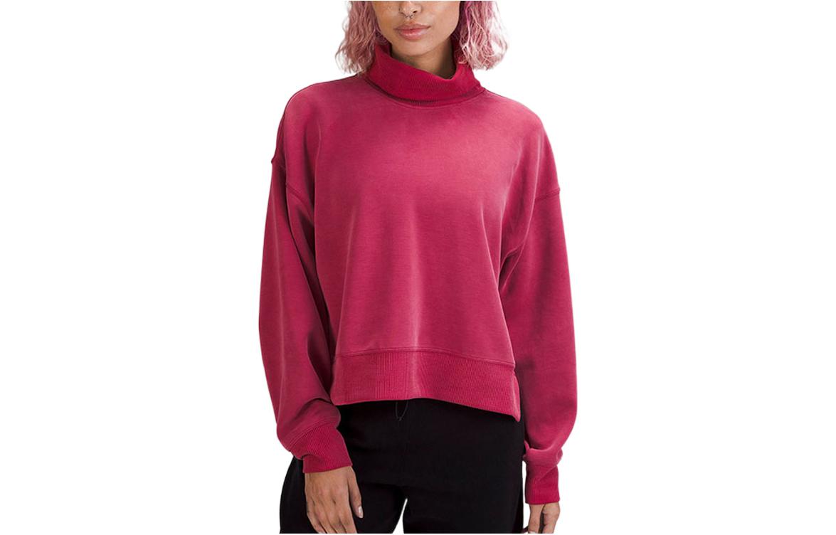 Order (W) Lululemon Softstreme 高領寬鬆長袖短版衛衣 LW3GDVS