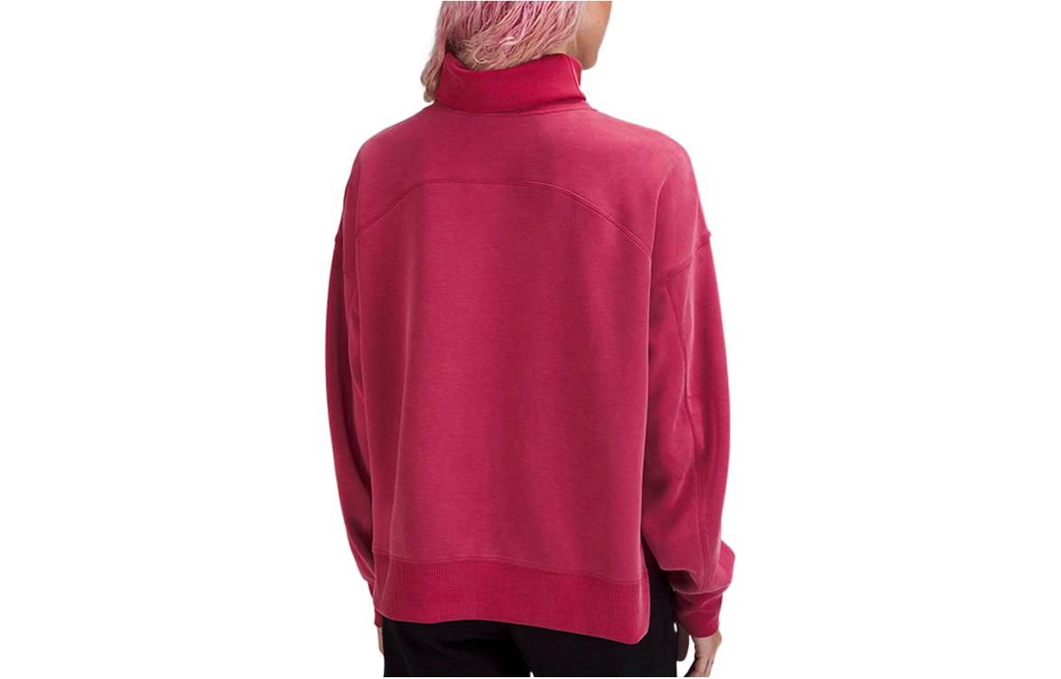 Lookbook (W) Lululemon Softstreme 高領寬鬆長袖短版衛衣 LW3GDVS