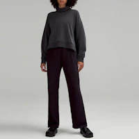 Sizing (W) Lululemon Softstreme高领宽松长袖短款卫衣 LW3GDVS