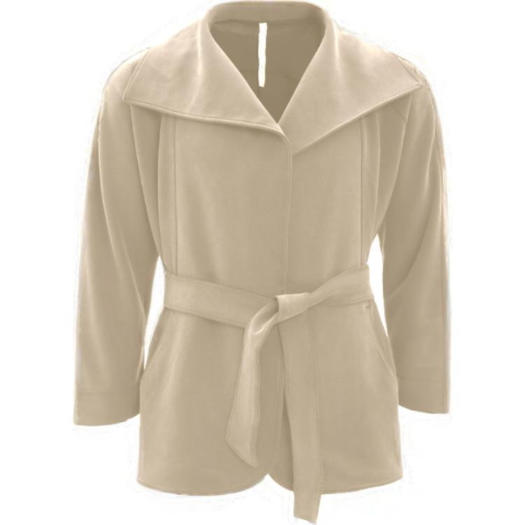 Order (W) Lululemon Softstreme Jaket Berkolar Bertali Solid LW3EZIS