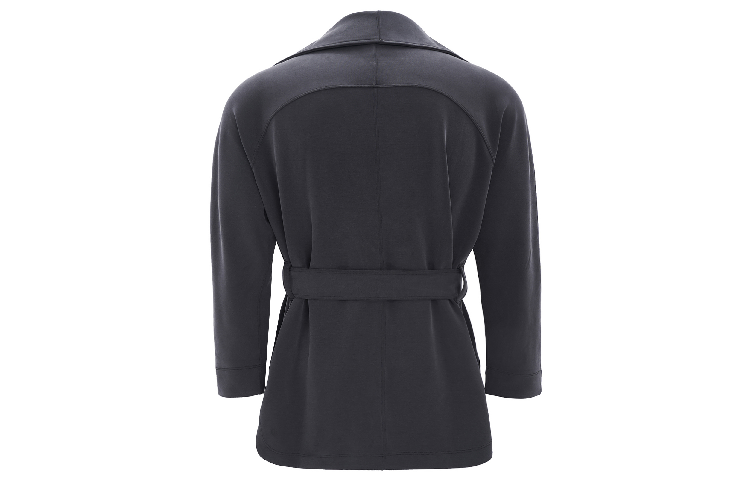 Cheap (W) Lululemon Softstreme Jaket Berkolar Bertali Solid LW3EZIS